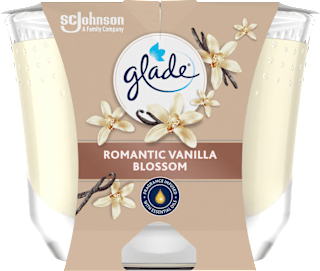Duftkerze im Glas Romantic Vanilla Blossom 204 g glade