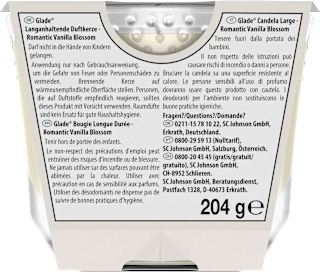 Duftkerze im Glas Romantic Vanilla Blossom 204 g glade