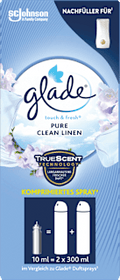 Lufterfrischer Minispray Touch & Fresh Pure Clean Linen Nachfüllpack glade