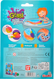 Kinder Badezusatz Glibbi Badepinsel 4tlg GLIBBI