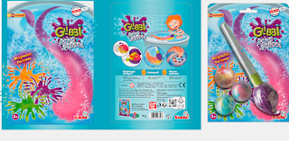 Kinder Badezusatz Glibbi Badepinsel 4tlg GLIBBI