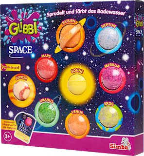 Kinder Badezusatz Glibbi Space Set 9tlg GLIBBI