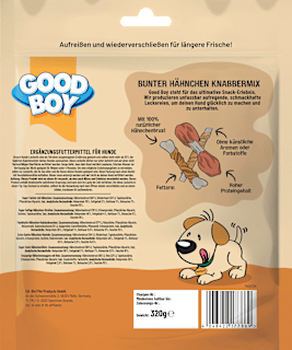 Kausnack Hund Hähnchen Knabbermix, Adult Good Boy