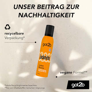 Schaumfestiger Locken Mousse Lockmittel got2b