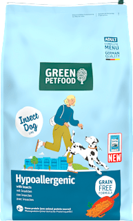 Trockenfutter Hund mit Insekten, hypoallergen Green Petfood