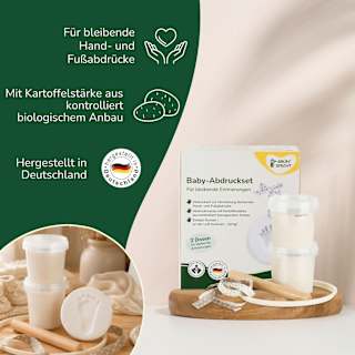 Baby-Abdruckset 2 Dosen Grünspecht