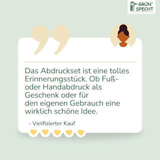 Baby-Abdruckset 2 Dosen Grünspecht