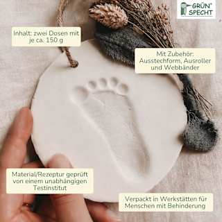 Baby-Abdruckset 2 Dosen Grünspecht