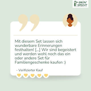 Baby-Abdruckset Grünspecht