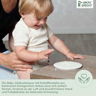 Baby-Abdruckset Grünspecht