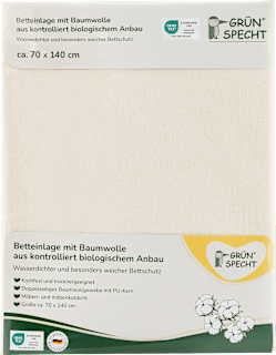 Betteinlage 70x140 cm Grünspecht