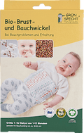 Brust-und Bauchwickel BIO, Größe 1 (1-12 Monate) GOTS Grünspecht