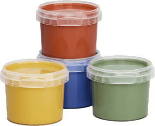 Fingermalfarbe Set 4tlg. Grünspecht
