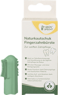 Fingerzahnbürste Naturkautschuk Grünspecht