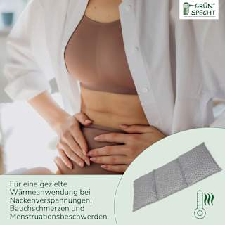 Kirschkern-Wärme-Auflage Grünspecht