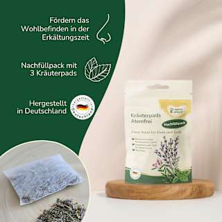 Kräuterpads Atemfrei, Nachfüllpack Grünspecht