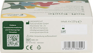 Soft-Knete Set 4tlg Grünspecht