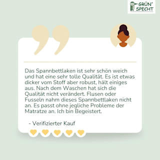 Spannbettlaken, weiß  Grünspecht