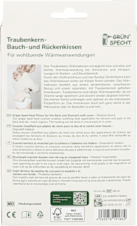 Traubenkern Bauch- und Rückenkissen Grünspecht