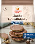Haferkekse, Vollmilchschokolade, glutenfrei Hammermühle