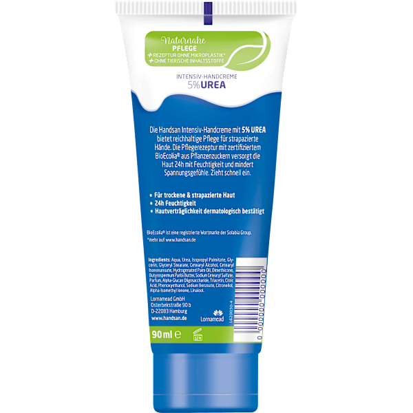 Handcreme 5 % Urea  Handsan