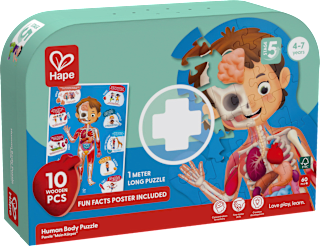 Puzzle mein Körper (50 Teile) Hape