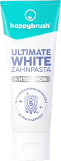 Zahnpasta Ultimate White + Hyaluron happybrush