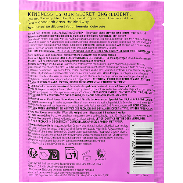 Haarkur Curl Care, Sachet HASK