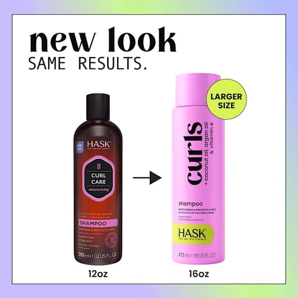 Shampoo curls + coconut oil HASK