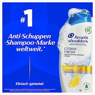 Shampoo Anti-Schuppen Citrus Fresh head&shoulders