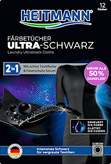 Färbetücher Ultra Schwarz 2in1 Heitmann