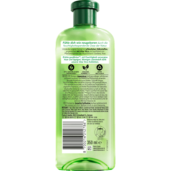 Shampoo Feuchtigkeit Aloe Vera Herbal Essences