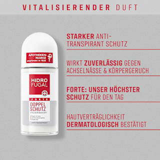 Antitranspirant Deo Roll-on Forte Doppelschutz Hidrofugal