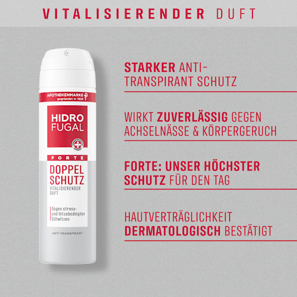 Antitranspirant Deospray Forte Doppelschutz Hidrofugal