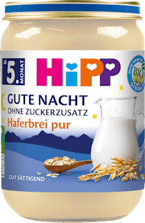 Abendbrei Gute Nacht Haferbrei ab dem 5. Monat  HiPP