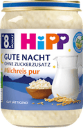 Abendbrei Gute Nacht Milchreis pur ab dem 8. Monat HiPP