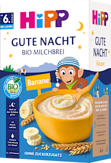 Abendbrei Milch Grieß Banane nach dem 6.Monat HiPP