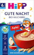 Abendbrei Milch Gute Nacht Hafer Apfel ab dem 6. Monat HiPP