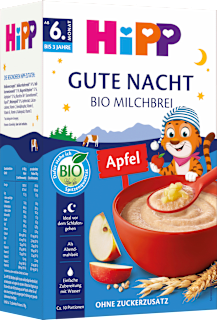 Abendbrei Milch Gute Nacht Hafer Apfel ab dem 6. Monat HiPP