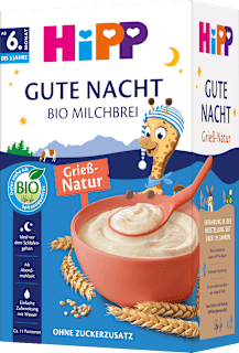 Abendbrei Milch Kindergrieß ab dem 6.Monat HiPP