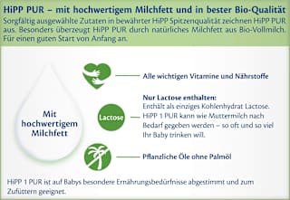 Anfangsmilch 1 PUR von Geburt an HiPP