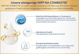 Anfangsmilch HA1 Combiotik von Geburt an HiPP