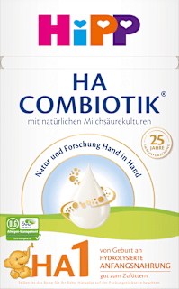 Anfangsmilch HA1 Combiotik von Geburt an HiPP