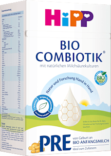 Anfangsmilch Pre Combiotik von Geburt an HiPP