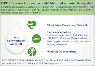 Anfangsmilch Pre PUR von Geburt an HiPP