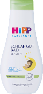 Baby Badezusatz Schlaf Gut Bad sensitiv HiPP Babysanft