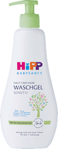 Baby Waschgel Haut & Haar sensitiv HiPP Babysanft