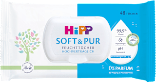 Feuchttücher Soft & Pur 18x48 St.  HiPP Babysanft