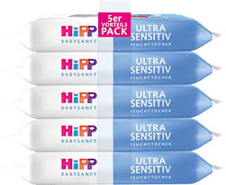 Feuchttücher Ultra sensitiv 5x48 St. HiPP Babysanft