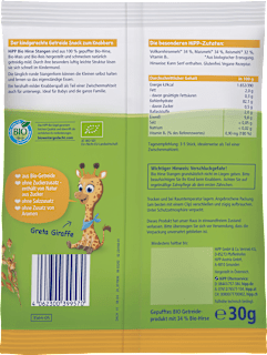 Babysnack Hirse-Stangen, ab dem 8.Monat HiPP